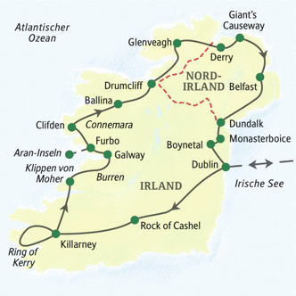 Studiosus reise irland zum kennenlernen