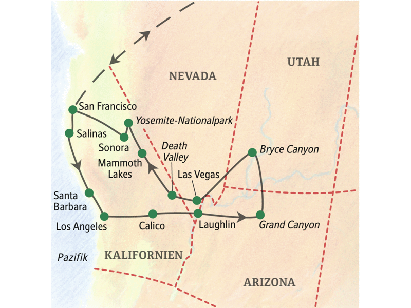 Usa Die Westkuste 6035u Studiosus Reisen