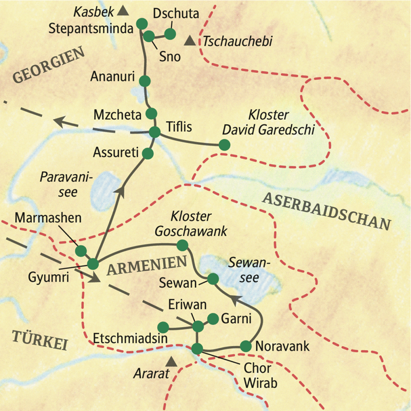 Armenien Georgien Zwischen Ararat Und Kaukasus St 4860