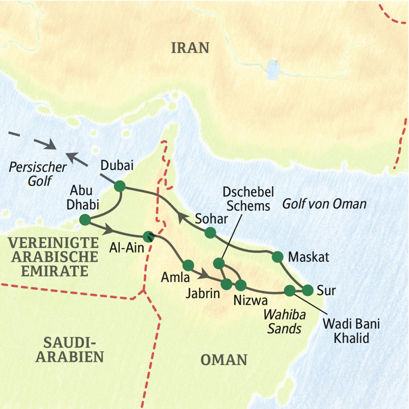 Arabische Emirate Oman Hohepunkte Flug Mit Emirates 3903l Studiosus Reisen