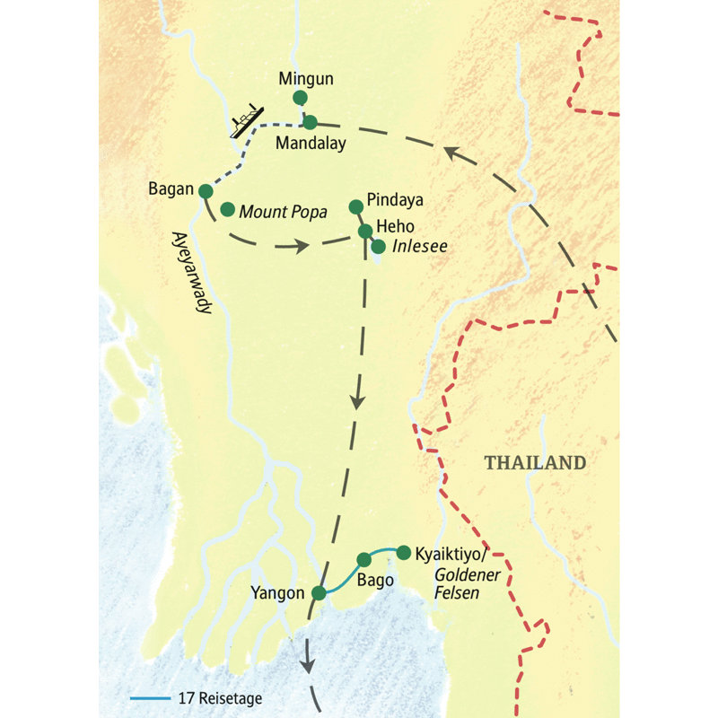 Myanmar Im Lieblingsland Buddhas Mit Goldenem Felsen 5002 Studiosus Reisen