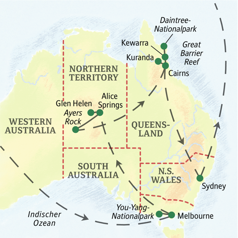 Australien Hohepunkte Des Kontinents 7803 Studiosus Reisen